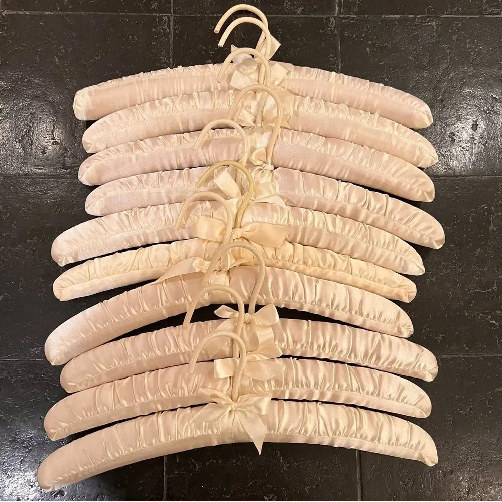 30 padded satin hangers for lingerie silk wool delicates